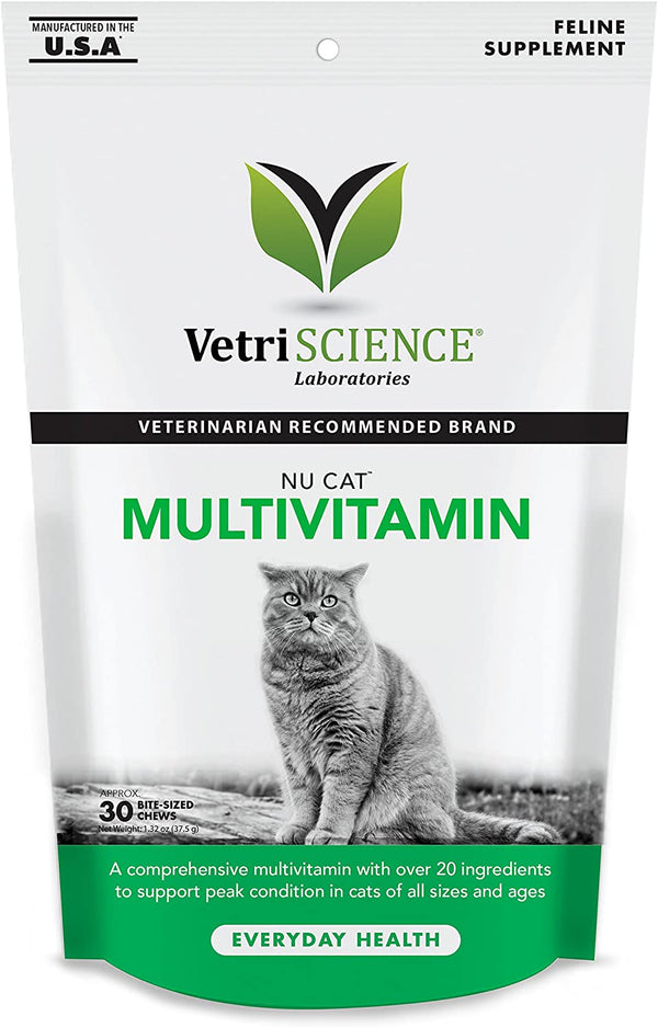 NuCat MultiVitamin for Cats (30 bite sized chews)