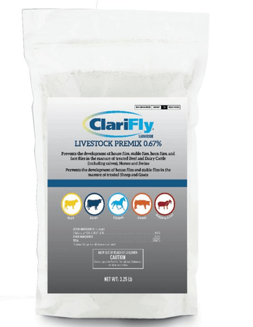 Durvet ClariFly Larvicide Livestock Premix 0.67% (3.25lb)