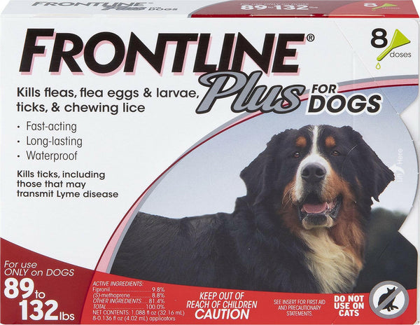 Frontline Plus for Extra Large Dogs (89-132 lbs) Red Box