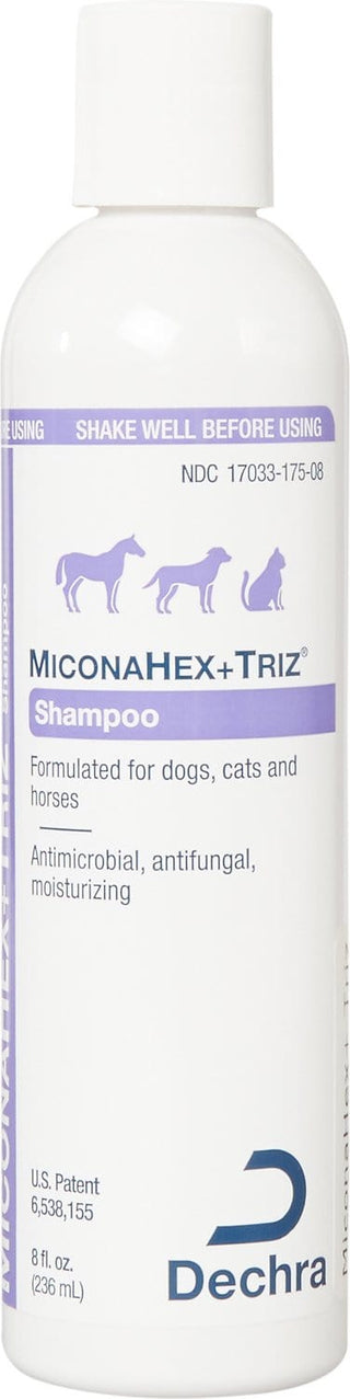 MiconaHex+Triz shampoo bottle for pets