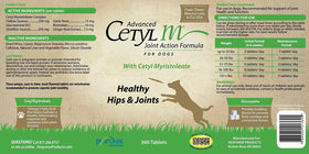 Durvet Advanced Cetyl M Joint Action Formula for Dogs (120 ct) - 0