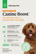 Ultimate Pet Nutrition Canine Boost The Ultimate 33-in-1 Dog Food Booster (60 chewable tablets)