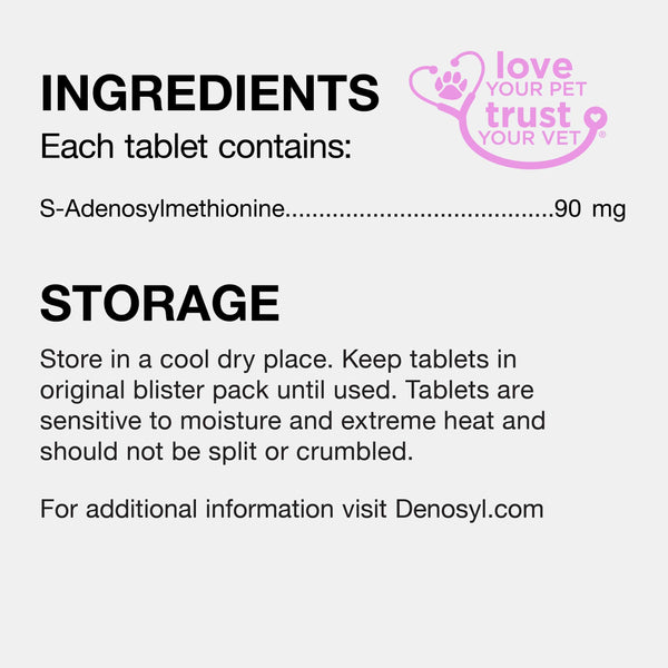 Denosyl® for Small Dogs & Cats 90mg 90 Tablets 3-Pack
