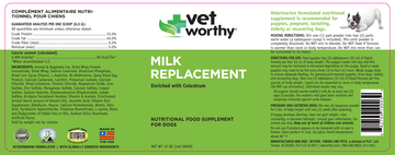 Vet Worthy Milk Replacement Powder for Dogs 12 oz - 0