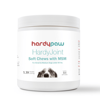 HardyJoint for Small & Medium Dogs Soft Chews with MSM 84 Count