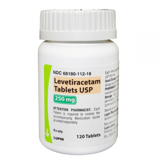 Levetiracetam 250mg (120 tablets)