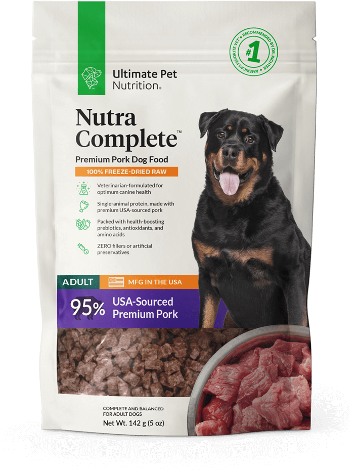 Ultimate Pet Nutrition Nutra Complete Premium Pork FreezeDried Raw Do