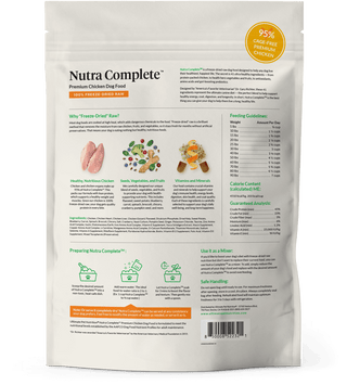 Ultimate Pet Nutrition Nutra Complete Premium Chicken Freeze-Dried Raw Dog Food