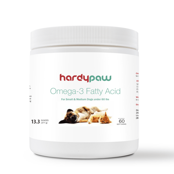 Hardy Paw Omega-3 Fatty Acid Chews 60 Count