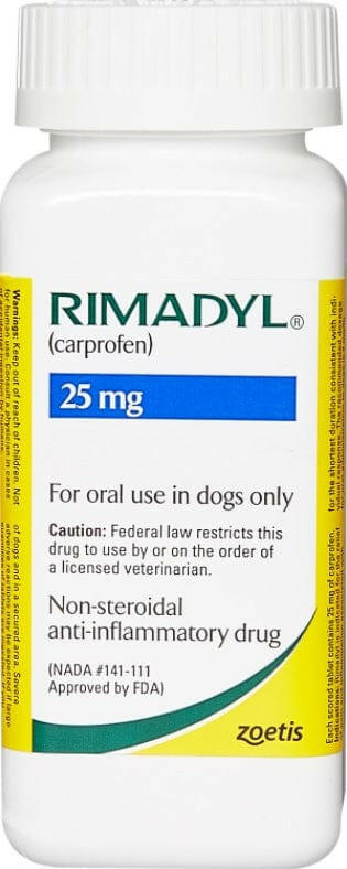 Rimadyl (Carprofen) Chewable Tablet, 25 mg