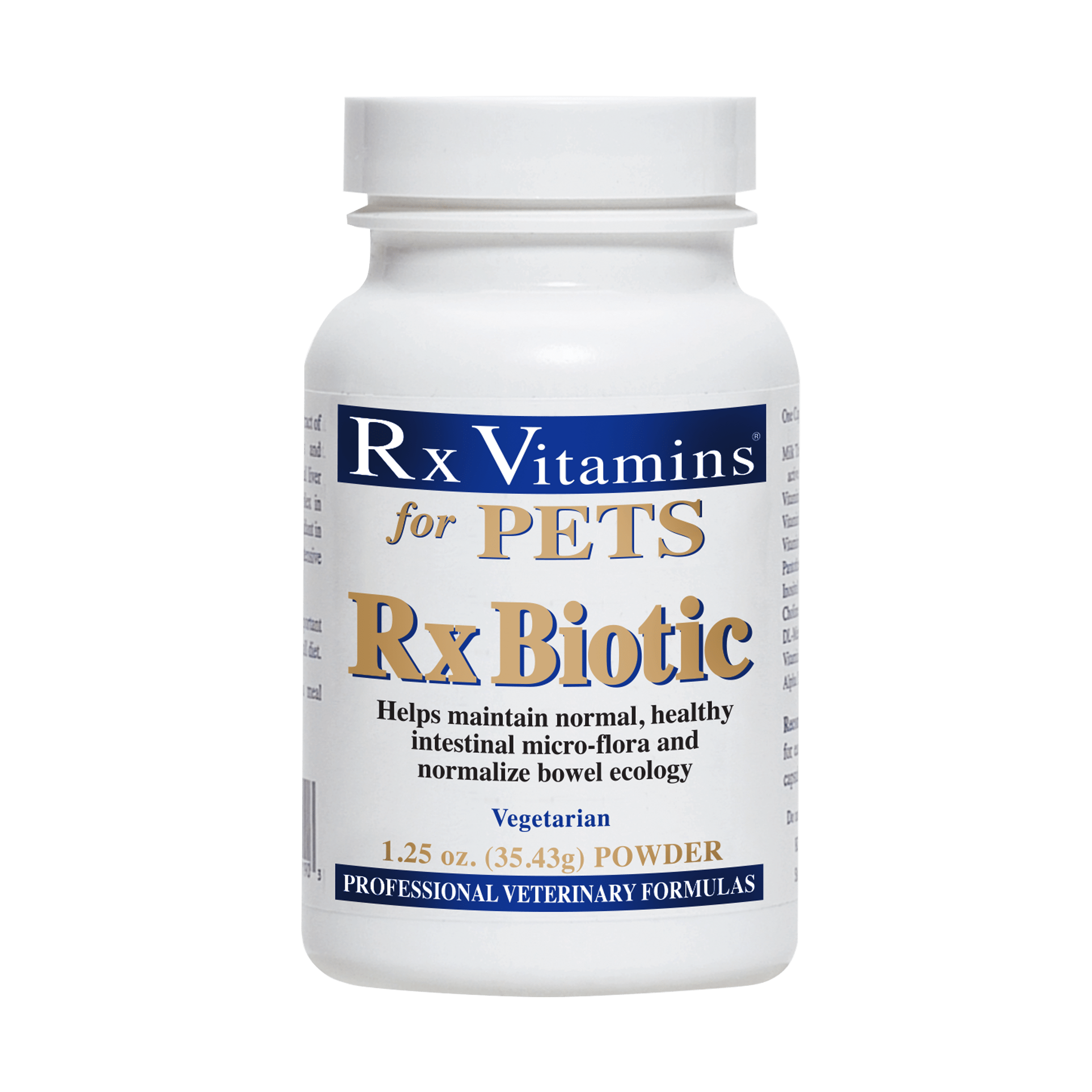 Rx Biotic Powder Digestive Supplement for Cats & Dogs