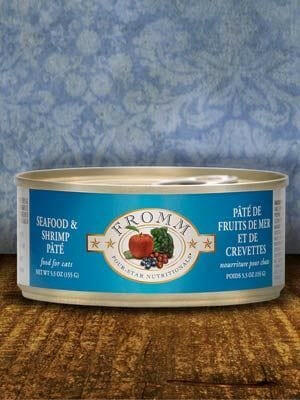 Fromm Four Star Cat Nutritionals Seafood & Shrimp Pate 5.5 oz (Case of 12) - Cat Food 1