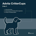 Advita CritterCups 3-in-1 Probiotic, Treat & Pill Masking for Large Dogs Chicken Flavor (30 Count)