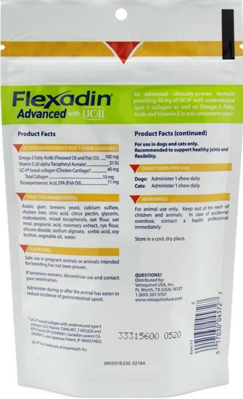 Flexadin Advanced Chews with UC-II