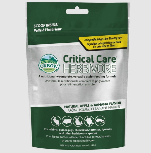 Oxbow Animal Health Critical Care Herbivore Apple/Banana Flavor