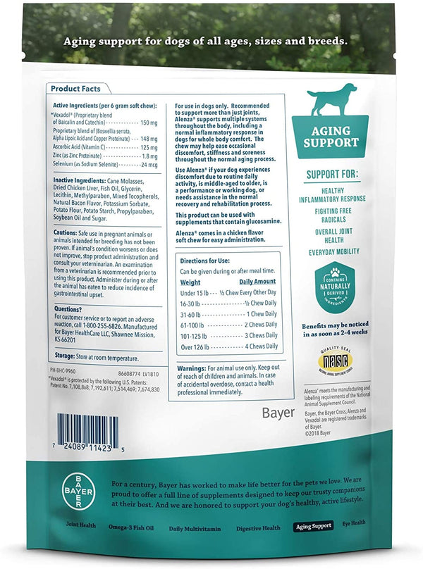 Alenza Aging Support Soft Chews for Dogs