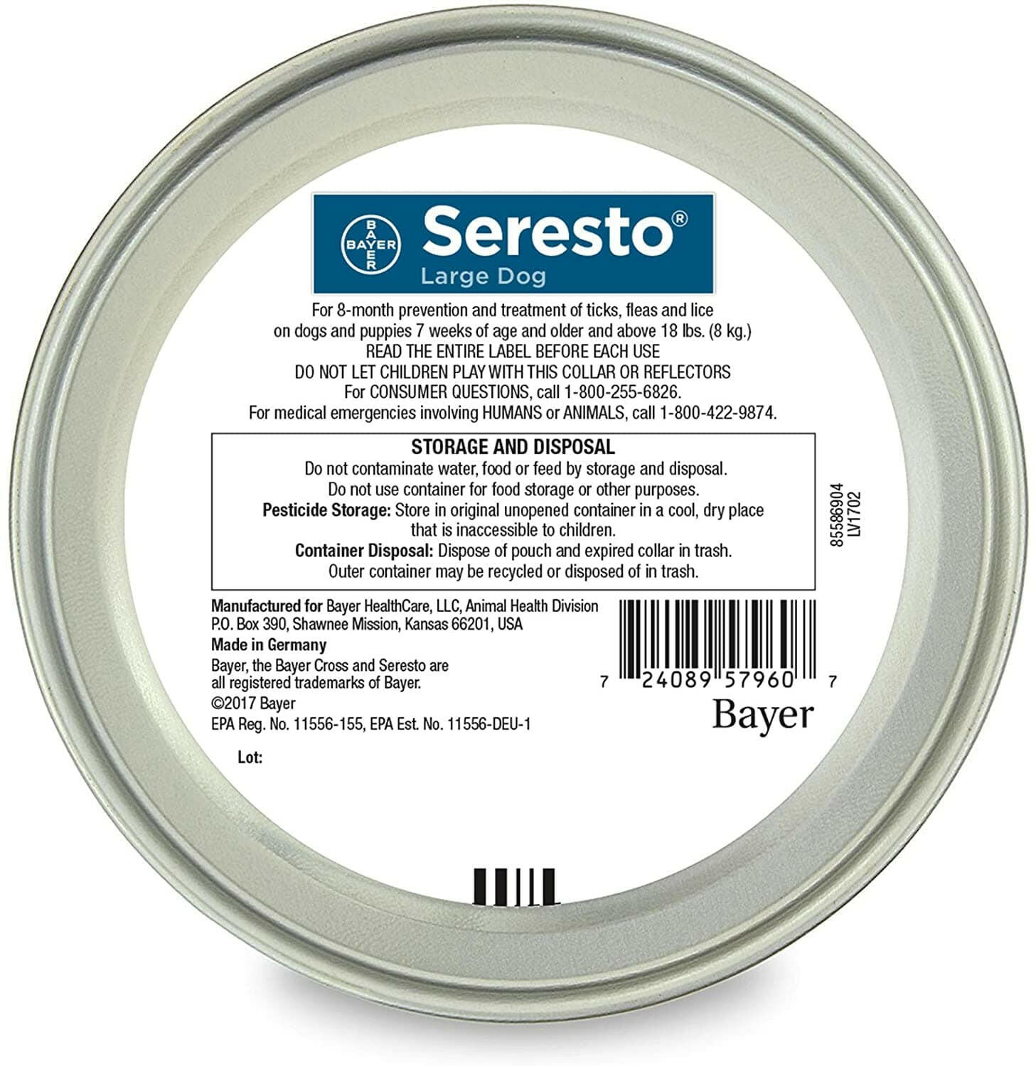 Seresto Flea & Tick Collar for Large Dogs