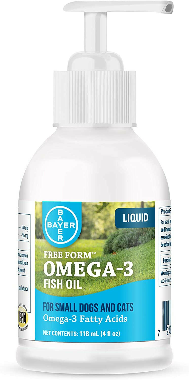 Free Form Omega-3 Liquid for Dogs and Cats (4 oz)