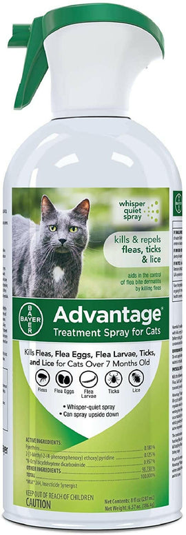 Advantage Flea Treatment Spray for Cats (8 oz)