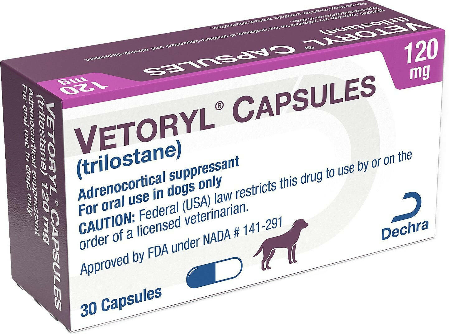 Vetoryl for Dogs, 120mg (30 capsules)