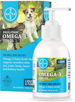 Free Form Omega-3 Liquid for Dogs and Cats (4 oz)