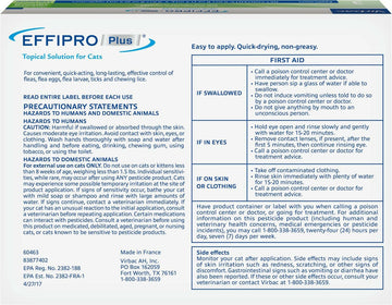 Effipro Plus for Cats over 1.5 lbs (3 doses)