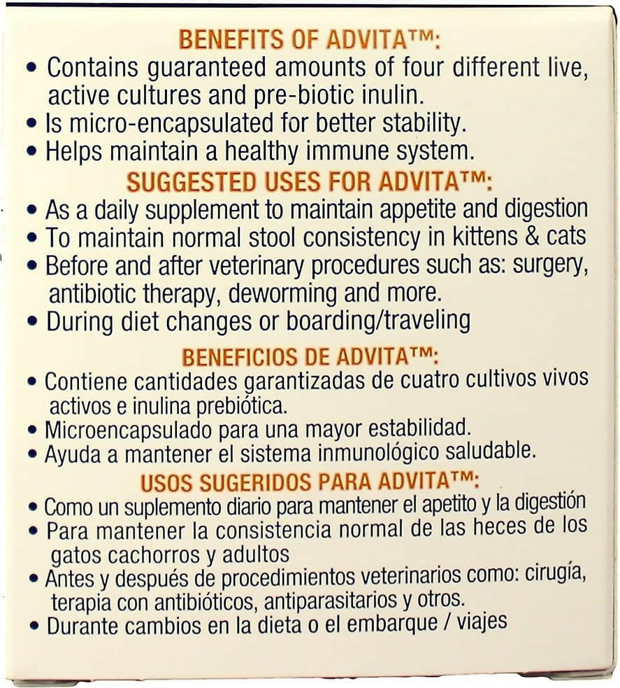 Advita Probiotic Supplement for Cats (30 packets)