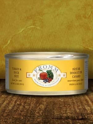 Fromm Four Star Cat Nutritionals Turkey & Duck Pate 5.5 oz (Case of 12) - Cat Food 1