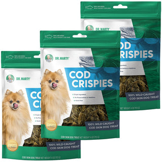 Dr Marty Cod Crispies Freeze Dried Raw Dog Treats (4 oz) (3-Pack)
