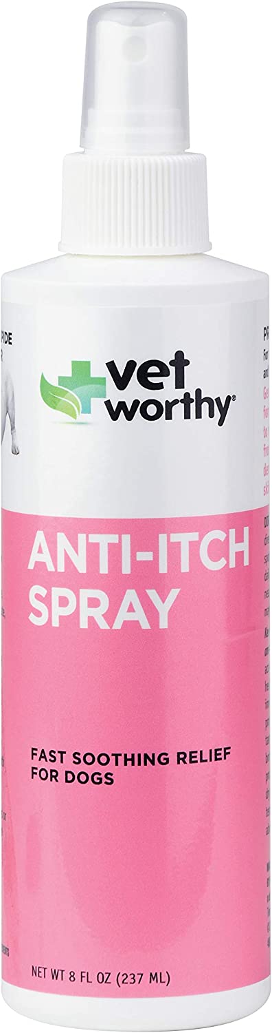 Vet Worthy Anti-Itch Spray for Dogs 8 oz
