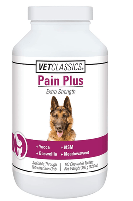 Vet Classics Pain Plus Extra Strength for Dogs (120 Chew Tabs)