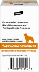 Tapeworm Dewormer for Dogs (5 Tablets)