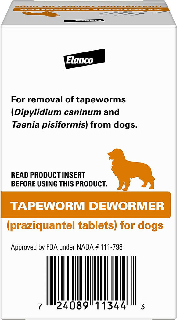 Tapeworm Dewormer for Dogs (5 Tablets)