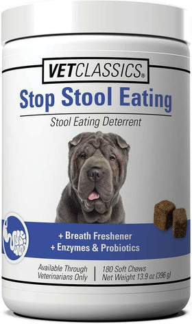 Vet Classics Stop Stool Eating Soft Chews for Dogs