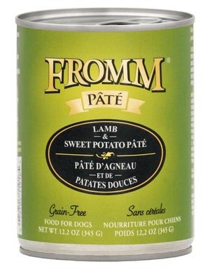 Fromm Pate Dog Lamb & Sweet Potato 12.2 oz (Case of 12) - Wet Dog Food 1