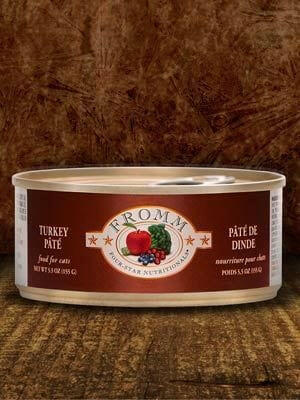 Fromm Four Star Cat Nutritionals Turkey Pate 5.5 oz (Case of 12) - Cat Food 1