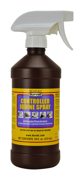 Durvet Controlled Iodine Spray 16oz