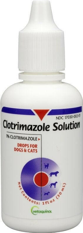 Clotrimazole Antifungal Solution for Dogs and Cats