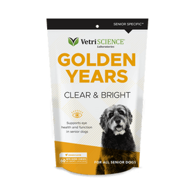 VetriScience Golden Years Clear and Bright Eye Health for Senior Dogs (60 soft chews)