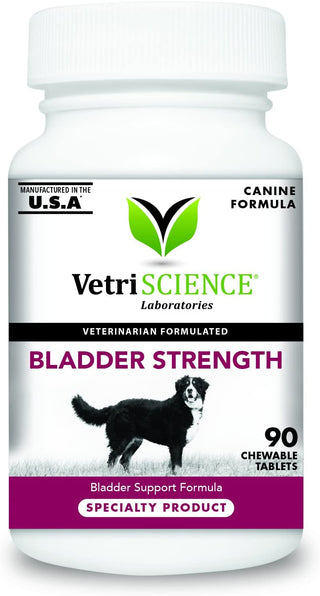 VetriScience Bladder Strength Urinary Supplement for Dogs (90 tablets)