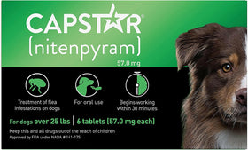 Capstar (Nitenpyram) Oral Flea Treatment for Dogs over 25 lbs