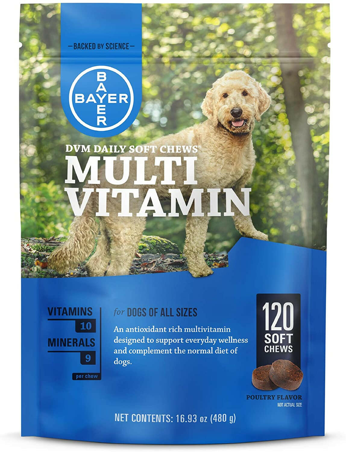 DVM Daily Soft Chews Multi Vitamin for Dogs (120 chew)