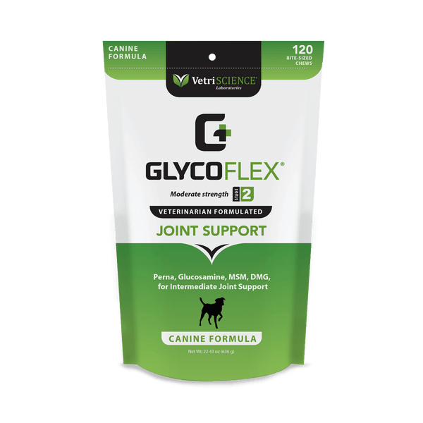 VetriScience GlycoFlex 2 Joint Supplement for Dogs (120 soft chews)