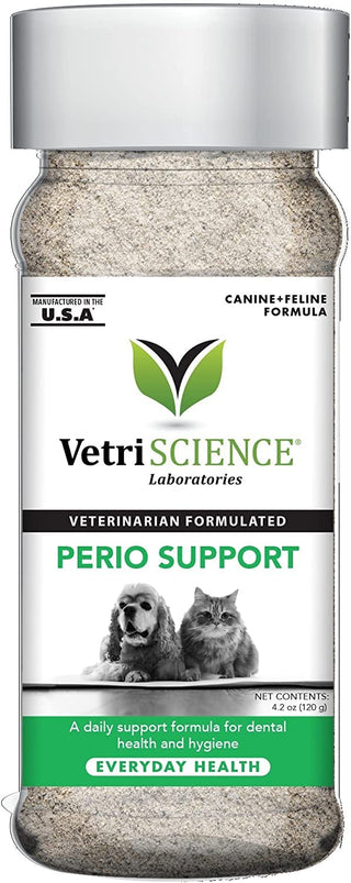 VetriScience Perio Support Powder Dental Supplement for Cats & Dogs