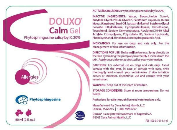Douxo Calm Itch Relief Gel (2 oz)