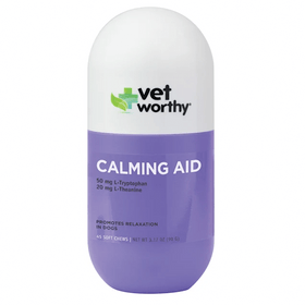 Vet Worthy Calming Aid Soft Chews for Dogs (45 ct)