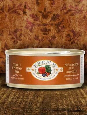Fromm Four Star Cat Nutritionals Turkey & Pumpkin Pate 5.5 oz (Case of 12)