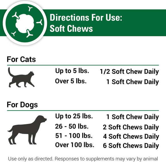 Vet Classics CAS Options for Dogs and Cats (120 Soft Chews)