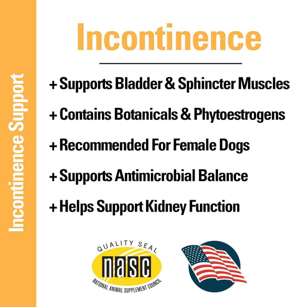 Vet Classics Incontinence for Dogs ( 120 Chew Tabs)