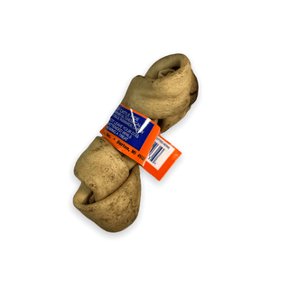 Peanut Butter Knotted Rawhide Bone